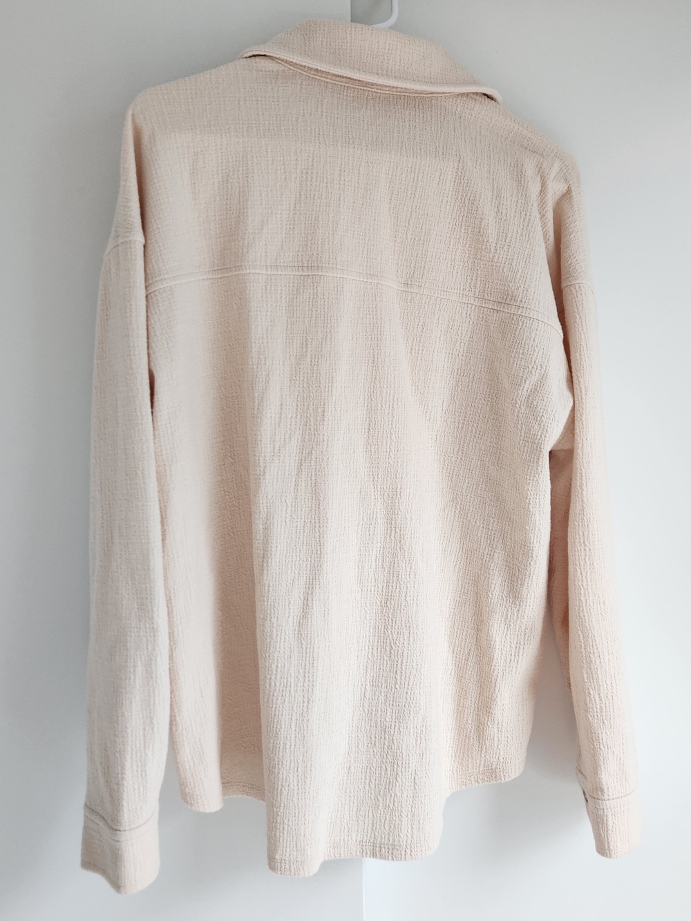 OAK + FORT Cream Knit Shirt - Picture 3 of 4